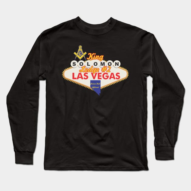 King Solomon Lodge #2, MWPHGLNV Long Sleeve T-Shirt by Brova1986